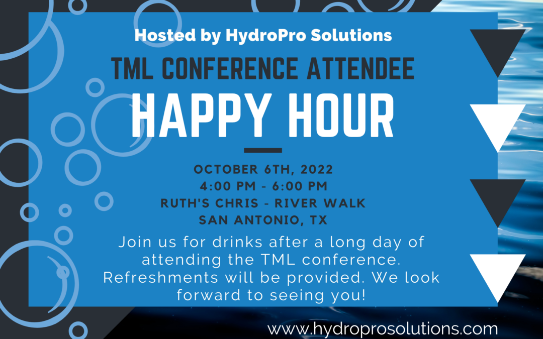 Join HydroPro Solutions at the 2022 TX Municipal League Conference!